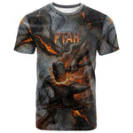 Ptah Egyptian T shirt God of Creation Great Artificer Hammer - Anvil Fire Forged