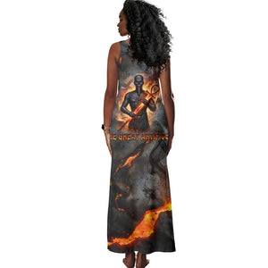 Ptah Egyptian Tank Maxi Dress God of Creation Great Artificer Hammer - Anvil Fire Forged