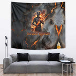 Ptah Egyptian Tapestry God of Creation Great Artificer Hammer - Anvil Fire Forged