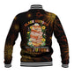 Black History Month Black African American Teachers Baseball Jacket Afrocentric Floral Art with Motivational Typography