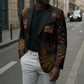 Black History Month Black African American Teachers Blazer Afrocentric Floral Art with Motivational Typography