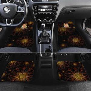 Black History Month Black African American Teachers Car Mats Afrocentric Floral Art with Motivational Typography