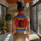 Eswatini Flag Women Sleeveless Polo Shirt Nguni Shield Spear Pattern