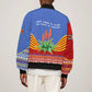 Aloe Vera Eswatini Bomber Jacket Flag Print and Cultural Motif From Thorn to Flame