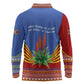 Aloe Vera Eswatini Long Sleeve Polo Shirt Flag Print and Cultural Motif From Thorn to Flame