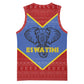 Elephant Eswatini Basketball Jersey Swaziland Shield Tribal Pattern and National Flag TS04