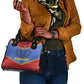 Elephant Eswatini Shoulder Handbag Swaziland Shield Tribal Pattern and National Flag