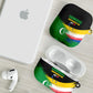 Comoros Independence Day AirPods Case Comorian Flag Brush Stroke National Pride Graphic