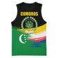 Comoros Independence Day Basketball Jersey Comorian Flag Brush Stroke National Pride Graphic