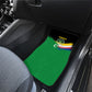 Comoros Independence Day Car Mats Comorian Flag Brush Stroke National Pride Graphic