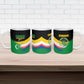 Comoros Independence Day Ceramic Mug Comorian Flag Brush Stroke National Pride Graphic