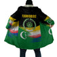 Comoros Independence Day Cloak Comorian Flag Brush Stroke National Pride Graphic