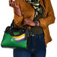 Comoros Independence Day Shoulder Handbag Comorian Flag Brush Stroke National Pride Graphic