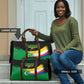 Comoros Independence Day Travel Bag Comorian Flag Brush Stroke National Pride Graphic