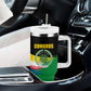 Comoros Independence Day Tumbler With Handle Comorian Flag Brush Stroke National Pride Graphic