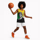 Personalized Comoros Independence Day Basketball Jersey Ahmed Abdallah Vintage Portrait Sketch