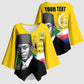 Personalized Comoros Independence Day Kimono Sleeve Blouse Ahmed Abdallah Vintage Portrait Sketch