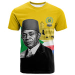 Personalized Comoros Independence Day T shirt Ahmed Abdallah Vintage Portrait Sketch
