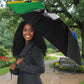 Personalized Comoros Independence Day Umbrella Ahmed Abdallah Vintage Portrait Sketch