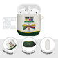 Personalized Comoros Independence Day AirPods Case July 6th National Pride Flag Graphic With Heritage Emblem