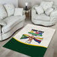 Personalized Comoros Independence Day Area Rug July 6th National Pride Flag Graphic With Heritage Emblem