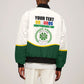 Personalized Comoros Independence Day Bomber Jacket July 6th National Pride Flag Graphic With Heritage Emblem