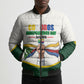 Personalized Comoros Independence Day Bomber Puffer Jacket July 6th National Pride Flag Graphic With Heritage Emblem