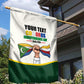 Personalized Comoros Independence Day Garden Flag July 6th National Pride Flag Graphic With Heritage Emblem
