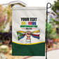 Personalized Comoros Independence Day Garden Flag July 6th National Pride Flag Graphic With Heritage Emblem