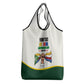 Personalized Comoros Independence Day Grocery Bag July 6th National Pride Flag Graphic With Heritage Emblem