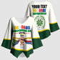 Personalized Comoros Independence Day Kimono Sleeve Blouse July 6th National Pride Flag Graphic With Heritage Emblem