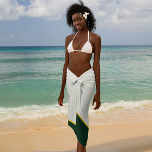 Personalized Comoros Independence Day Sarong July 6th National Pride Flag Graphic With Heritage Emblem