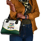 Personalized Comoros Independence Day Shoulder Handbag July 6th National Pride Flag Graphic With Heritage Emblem