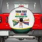 Personalized Comoros Independence Day Spare Tire Cover July 6th National Pride Flag Graphic With Heritage Emblem