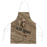 Black Cowboy Nat Love Apron Vintage Western Portrait Lasso