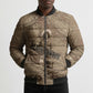 Black Cowboy Nat Love Bomber Puffer Jacket Vintage Western Portrait Lasso