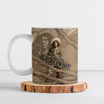 Black Cowboy Nat Love Ceramic Mug Vintage Western Portrait Lasso