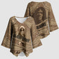 Black Cowboy Nat Love Kimono Sleeve Blouse Vintage Western Portrait Lasso
