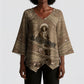 Black Cowboy Nat Love Kimono Sleeve Blouse Vintage Western Portrait Lasso