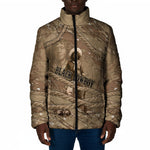 Black Cowboy Nat Love Padded Jacket Vintage Western Portrait Lasso