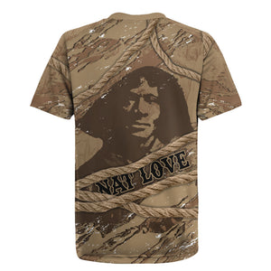 Black Cowboy Nat Love Rugby Jersey Vintage Western Portrait Lasso