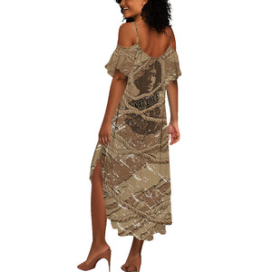 Black Cowboy Nat Love Summer Maxi Dress Vintage Western Portrait Lasso