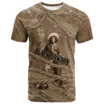 Black Cowboy Nat Love T shirt Vintage Western Portrait Lasso