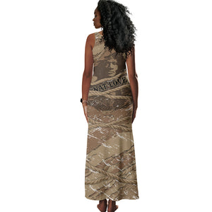 Black Cowboy Nat Love Tank Maxi Dress Vintage Western Portrait Lasso