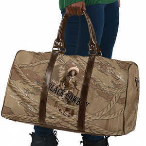 Black Cowboy Nat Love Travel Bag Vintage Western Portrait Lasso