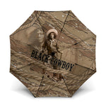 Black Cowboy Nat Love Umbrella Vintage Western Portrait Lasso