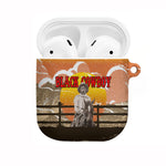 Black Cowboy Bill Pickett AirPods Case Retro Sunset Western Design