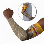 Black Cowboy Bill Pickett Arm Sleeves Retro Sunset Western Design