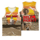 Black Cowboy Bill Pickett Basketball Jersey Retro Sunset Western Design