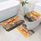 Black Cowboy Bill Pickett Bathroom Set Retro Sunset Western Design